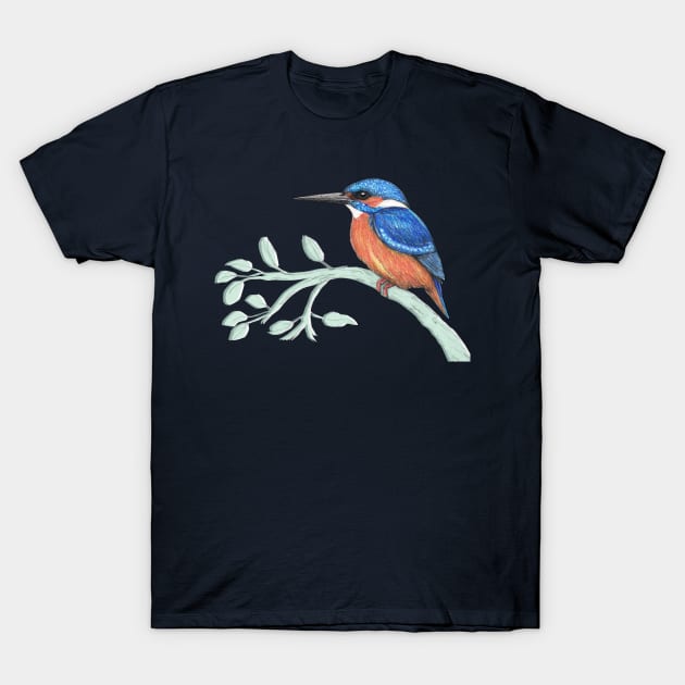 The kingfisher T-Shirt by Bwiselizzy